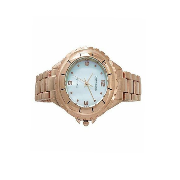 Charles Delon Dress/Formal Style Rose Gold Watch - Picture 3 of 3